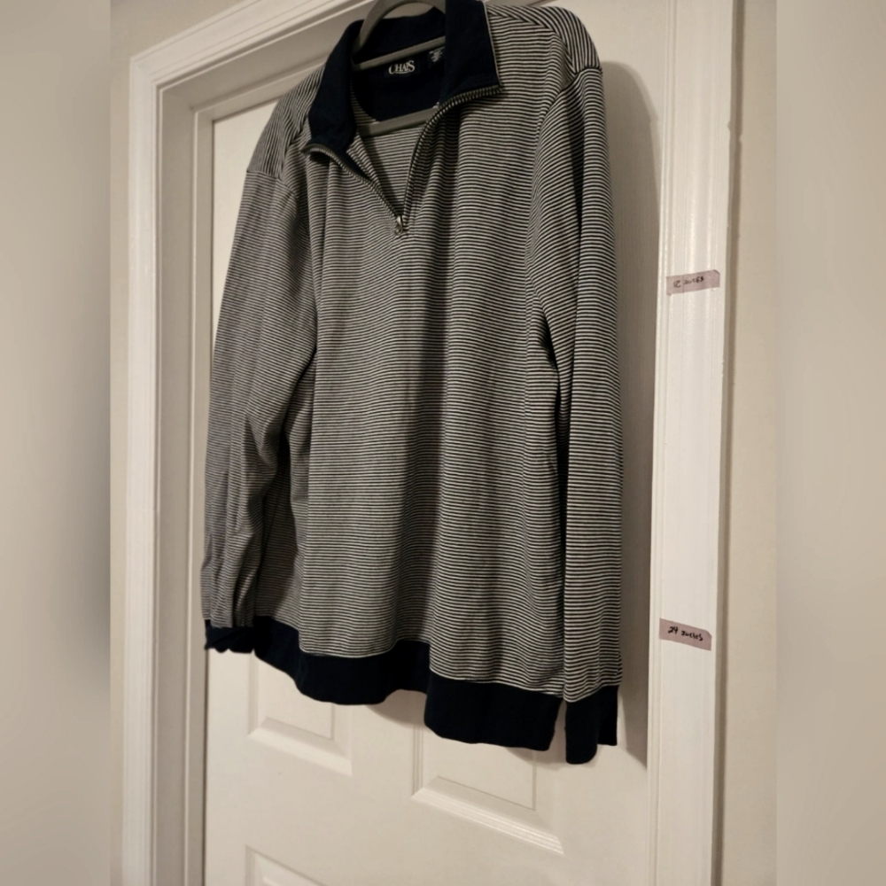 Chaps long- sleeve pullover/polo